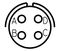 AMPHENOL SOCAPEX PTG06E8-4PW-SQ