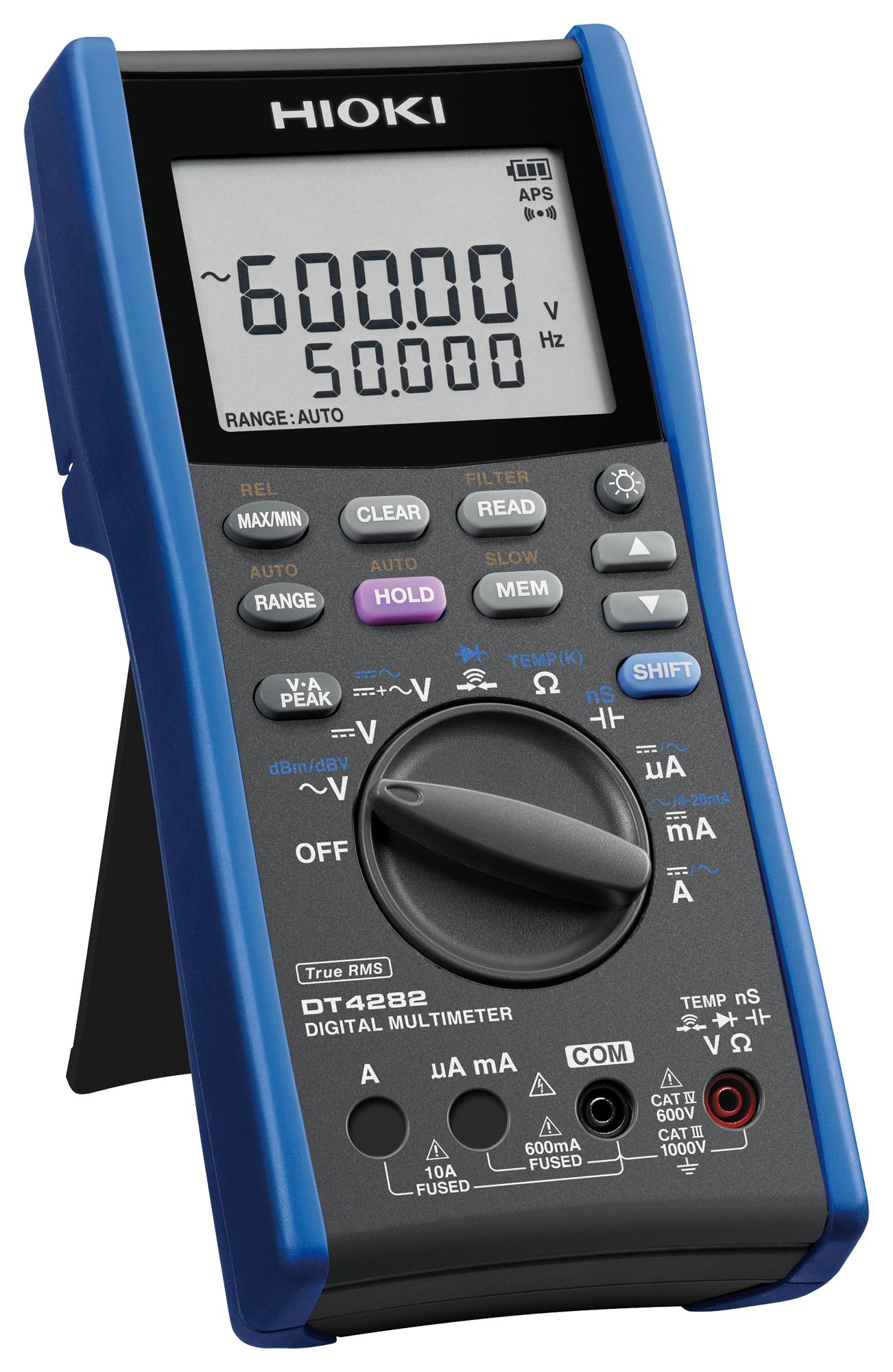 Dt4282 Hioki Handheld Digital Multimeter True Rms 60000 Count Display